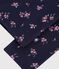 Sous-pull enfant en coton &agrave; fleurs bleu/multicouleur