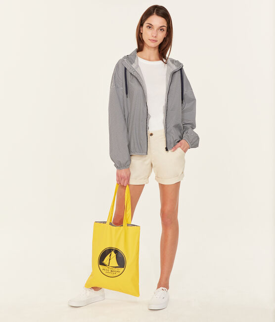 Sac shopping uni jaune JAUNE