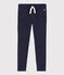 Pantalon de jogging en jersey enfant garçon bleu SMOKING