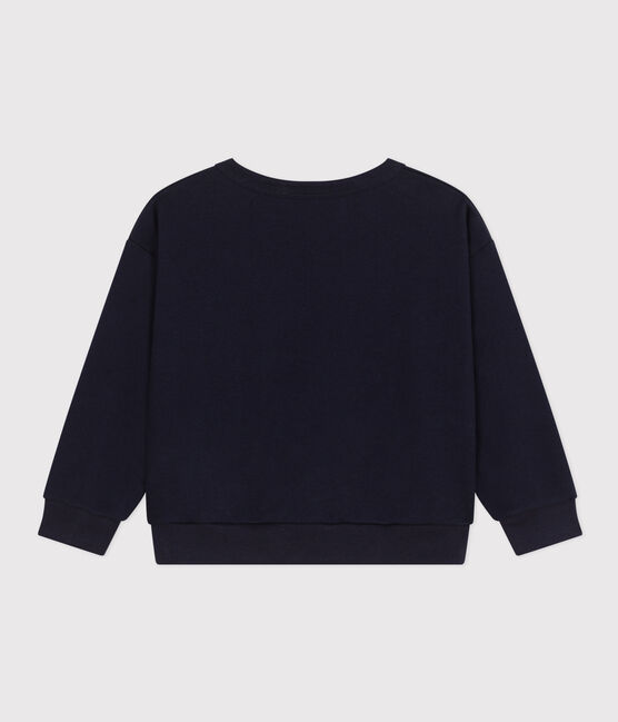 Sweatshirt en molleton enfant bleu SMOKING