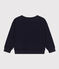 Sweatshirt en molleton enfant bleu SMOKING