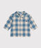Chemise en flanelle bébé bleu BEACH/ AVALANCHE