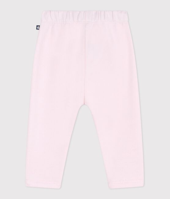 Pantalon de jogging bébé en coton uni rose BARELY