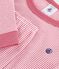 Pyjama tr&egrave;s ajust&eacute; enfant en coton &agrave; rayures rose/blanc