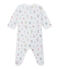 Dors bien bébé fille imprimé blanc ECUME/blanc MULTICO