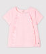 Blouse manches courtes en popeline bébé fille