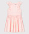 Robe cérémonie en popeline enfant fille rose FLEUR