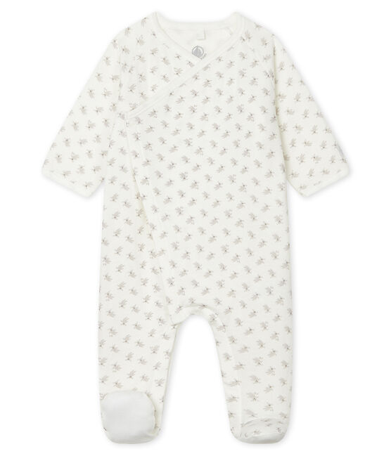 Dors bien bébé en tubique blanc MARSHMALLOW/blanc MULTICO