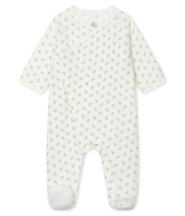 Dors bien b&eacute;b&eacute; en tubique blanc/multicouleur