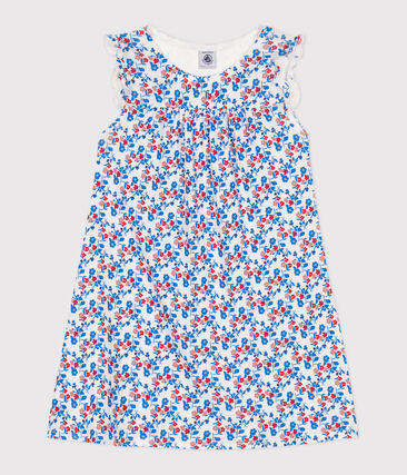 Chemise de nuit enfant en coton et lyocell fleurie