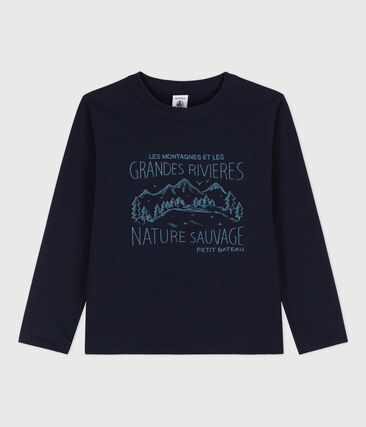 Tee-shirt manches longues imprimé enfant garçon
