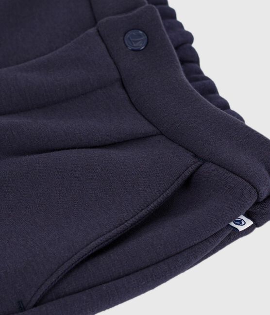 Pantalon enfant en molleton bleu SMOKING