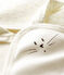 Coffret carré de bain et doudou bébé en éponge et tubique en coton biologique blanc MARSHMALLOW/blanc MULTICO