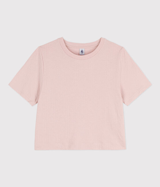 T-shirt LE BOXY en coton Femme rose SALINE
