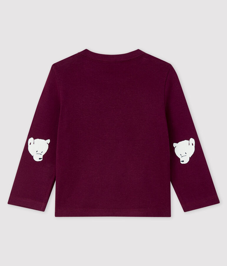 Tee-shirt b&eacute;b&eacute; gar&ccedil;on violet