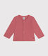 Cardigan en molleton bébé