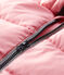 Doudoune polyester bébé. rose CHARME