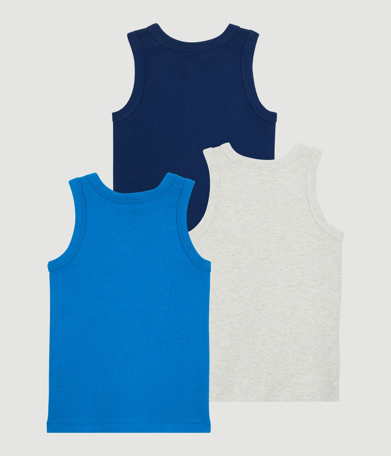 Lot de 3 d&eacute;bardeurs th&egrave;me Paris petit gar&ccedil;on en coton multicouleur