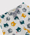 Pantalon en molleton bébé. gris BELUGA/blanc MULTICO