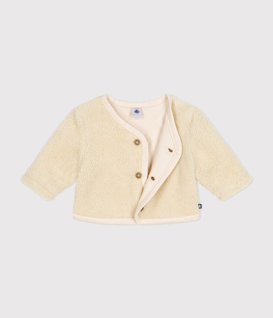 Veste en sherpa bébé écru AVALANCHE