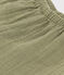 Pantalon bébé en gaze de coton vert MARECAGE