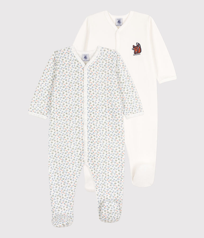 Lot de 2 dors bien fleur b&eacute;b&eacute; en coton multicouleur