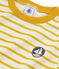 Tee-shirt manches courtes enfant garçon beige COQUILLE+BOUDOR