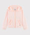 Sweatshirt à capuche enfant fille rose FLEUR