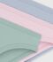 Lot de culottes enfant en coton uni multicouleur