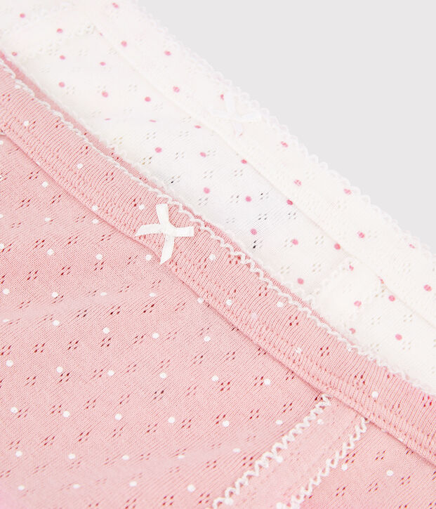 Lot 2 culottes taille haute Femme multicouleur