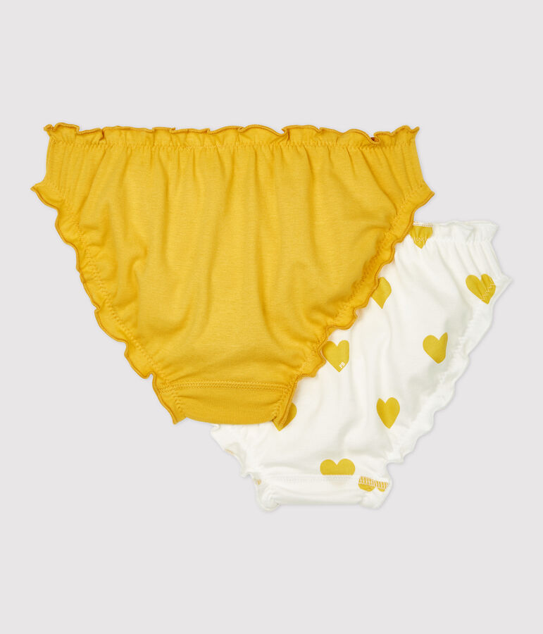 Lot 2 culottes volant&eacute;es en coton Femme multicouleur