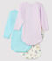Lot de 3 bodies manches longues bébé fille variante 1