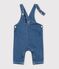 Salopette b&eacute;b&eacute; en jean jambes longues bleu