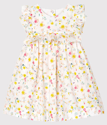 PETIT BATEAU - Robe manches courtes imprimée bébé fille