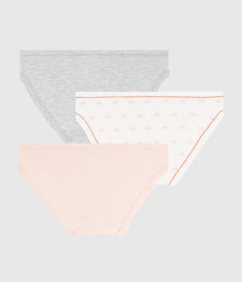 Lot de 3 culottes imprim&eacute; chat petite fille variante 1