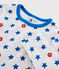 Pyjama gris chin&eacute; &agrave; &eacute;toiles petit gar&ccedil;on en tubique gris/multicouleur