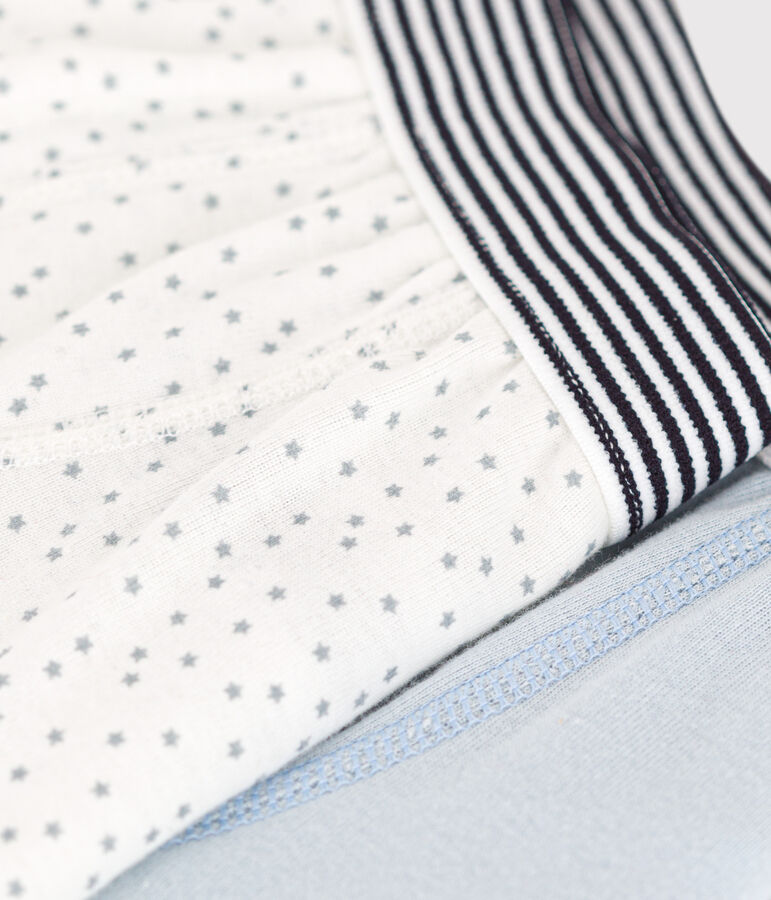 Lot de 2 boxers &eacute;toile en coton petit gar&ccedil;on variante 1