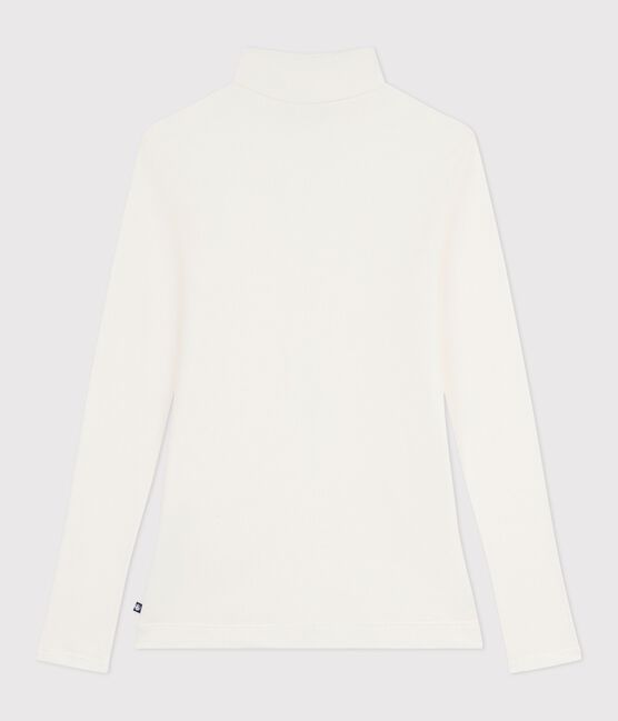 Sous-pull femme l'iconique en laine et coton écru MILK