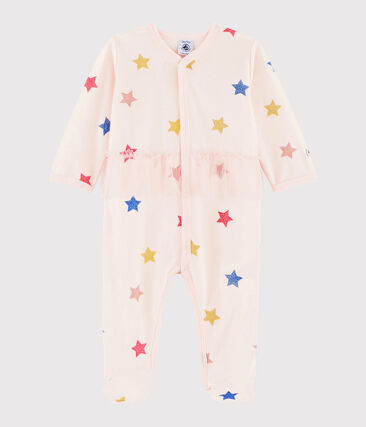 PETIT BATEAU - Dors-bien à étoiles bébé fille en velours