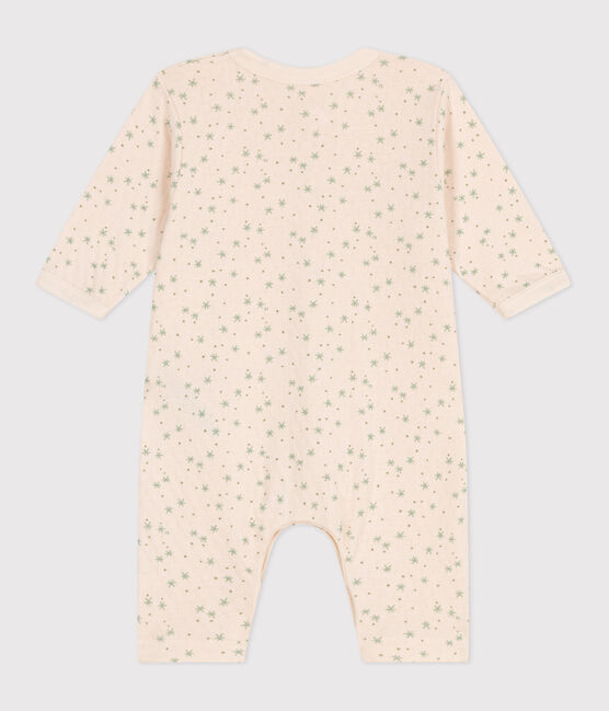 Combinaison bébé en coton, imprimé petites étoiles blanc AVALANCHE/ MULTICO