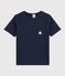 Tee-shirt enfant garcon bleu SMOKING