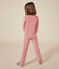 Pyjama uni en velours enfant rose ROSEWOOD