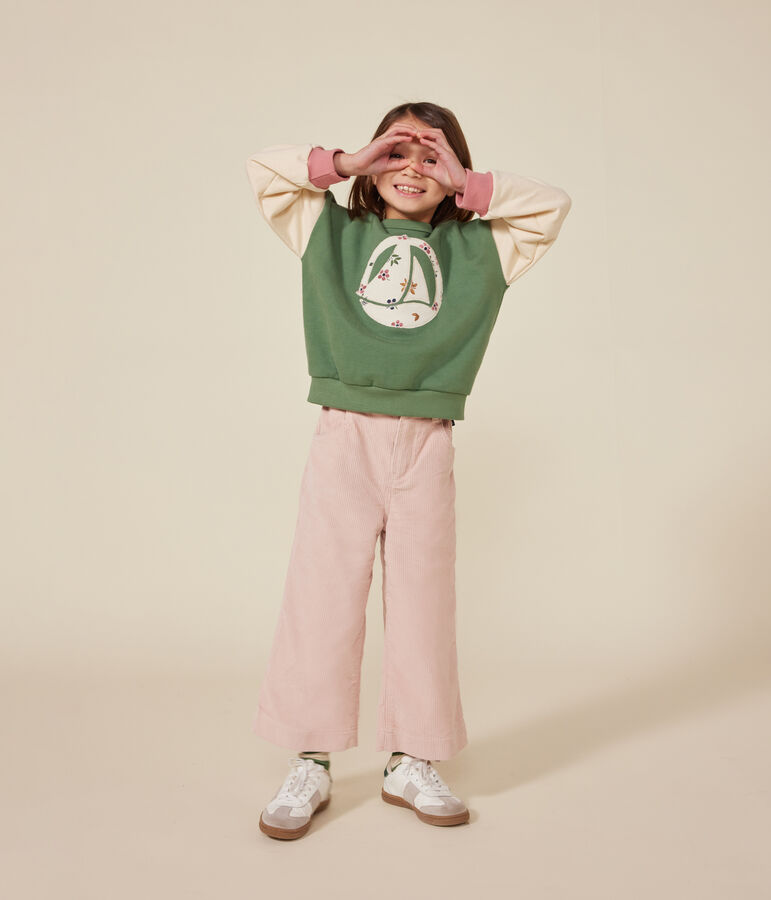 Sweatshirt en molleton enfant fille PALMERAIE/ MULTICO