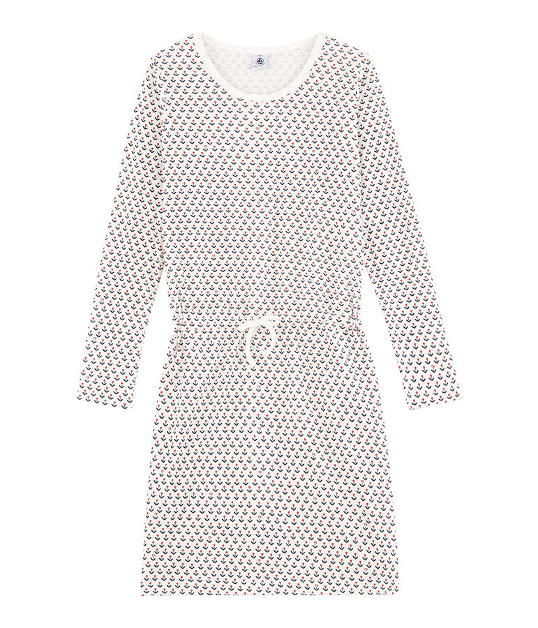 Chemise de nuit fille blanc MARSHMALLOW/blanc MULTICO