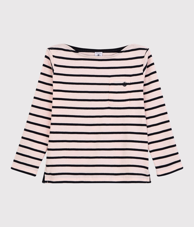 Tee-shirt en coton enfant fille - gar&ccedil;on rose