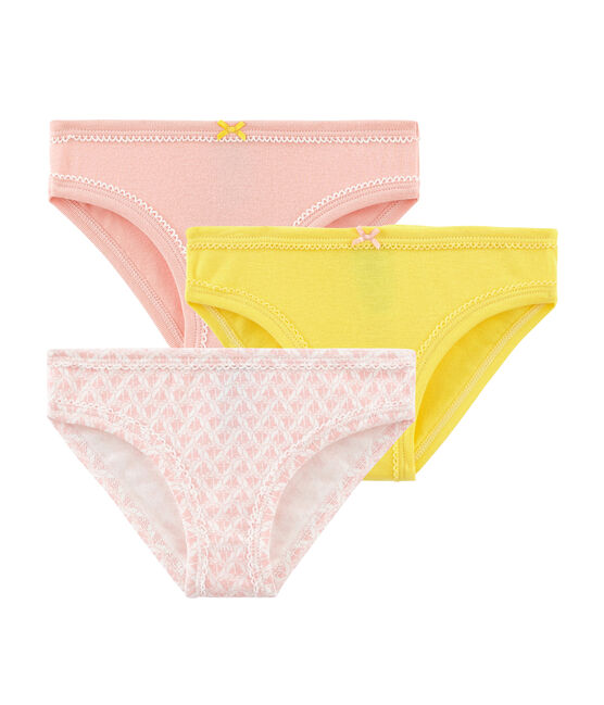 Trio de culottes petite fille variante 1