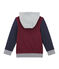 Sweat zippé enfant garçon en molleton et sherpa rouge OGRE/blanc MULTICO
