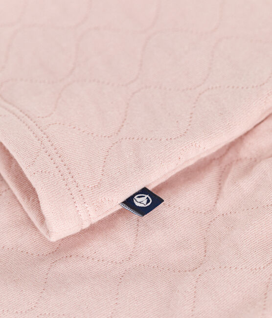 Ensemble 2 pièces en tubique matelassé bébé rose SALINE