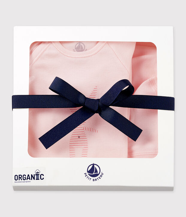 Coffret cadeau naissance en c&ocirc;te multicouleur