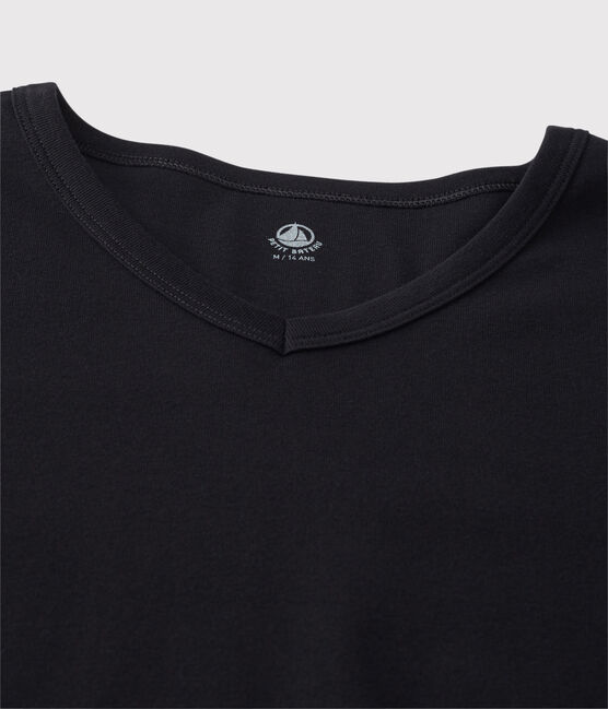 T-shirt manches courtes col V Homme noir NOIR